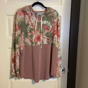 Honeyme Curvy XXL Sweater Sweatshirt Hoodie with Hood